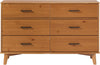 Walker Edison 6-Drawer Solid Wood Dresser - 52 Inch