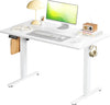 SMUG Electric Standing Desk: Sit-Stand, 40x24 Inch, White
