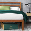 ZINUS Leah Bamboo Bed Frame w/ Headboard